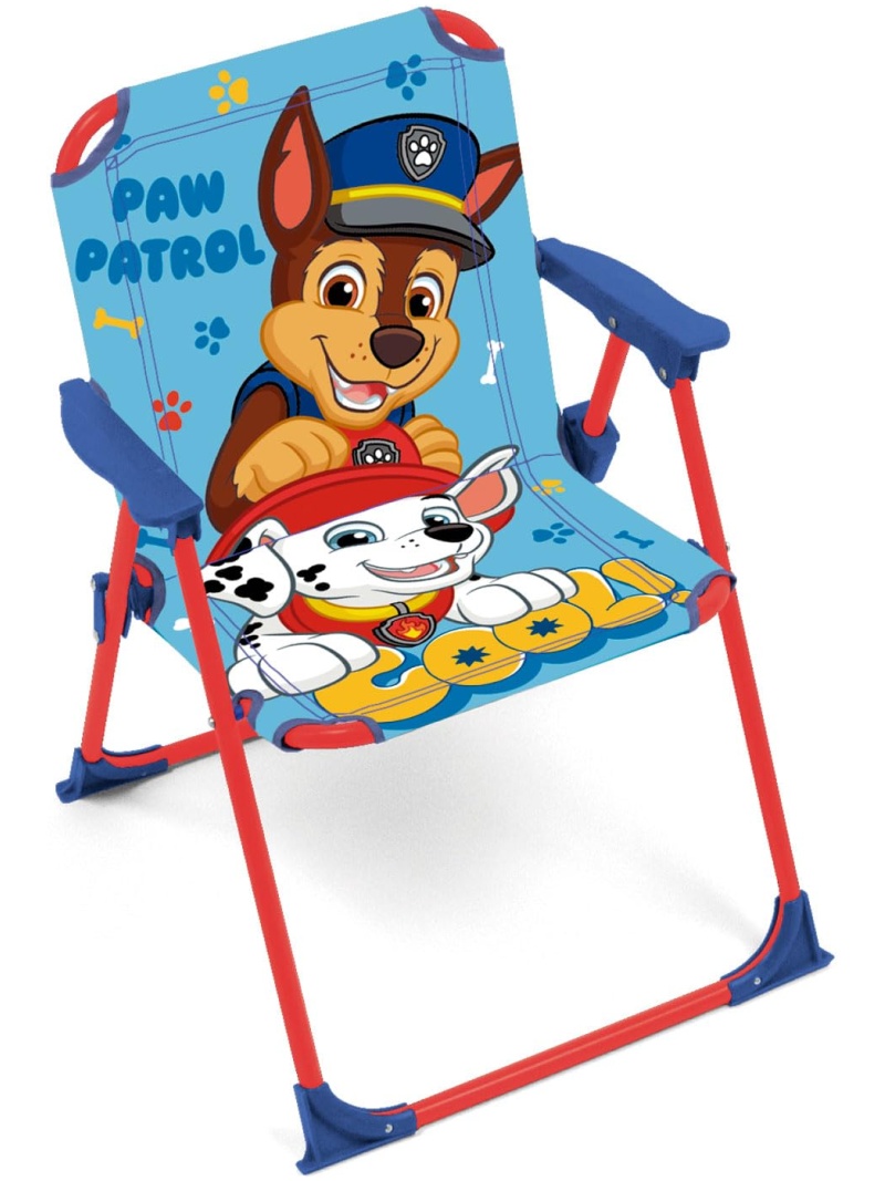 Chaise Pliante Pat'Patrouille Chase et Marcus avec Accoudoirs