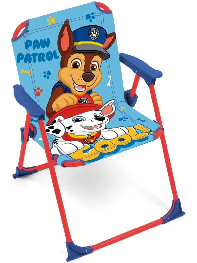 Chaise Pliante Pat'Patrouille Chase et Marcus avec Accoudoirs