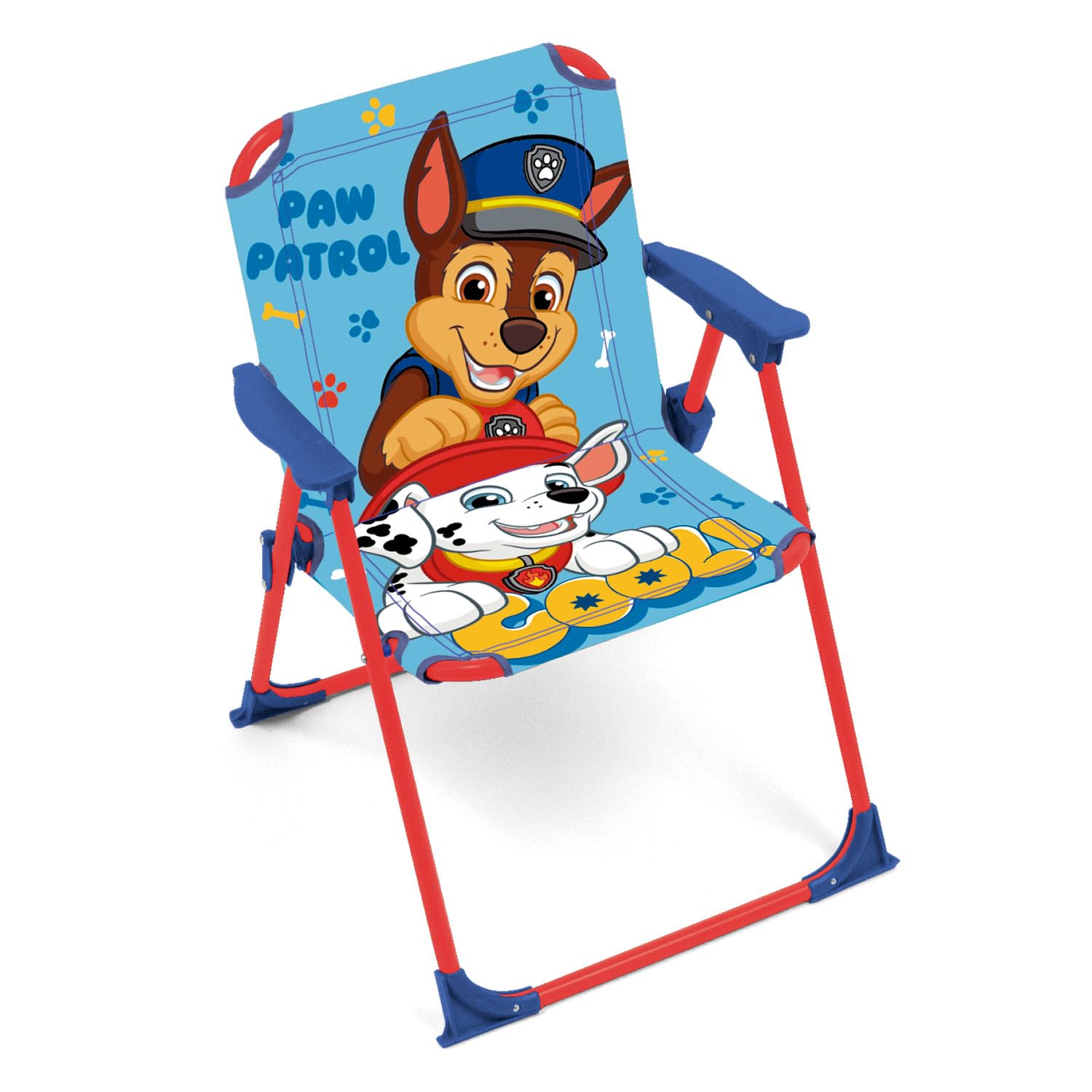 Chaise Pliante Pat'Patrouille Chase et Marcus avec Accoudoirs