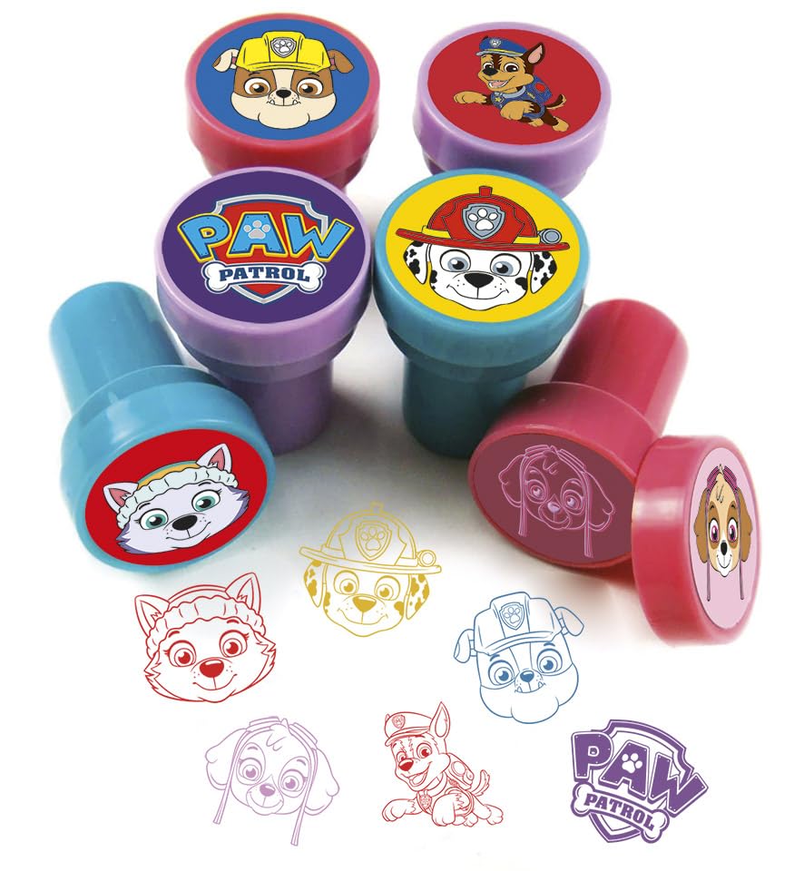 Set de tampons auto-encreurs Pat'Patrouille Chase, Marcus, Stella, Ruben, Zuma – Image 2