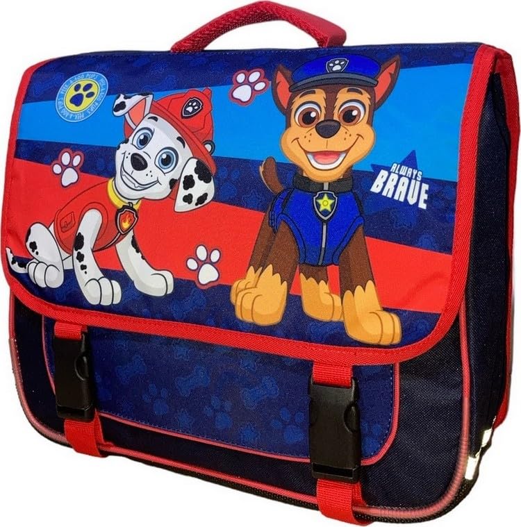 Cartable Scolaire Pat'Patrouille 38 cm avec Réflecteurs