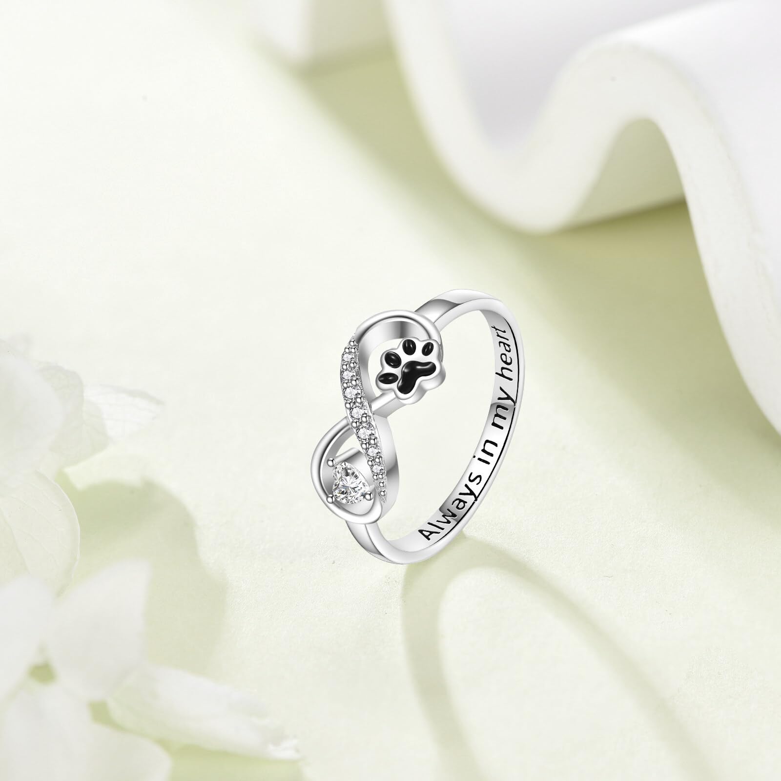 Bague Pat'Patrouille argent sterling motif pattes – Image 2