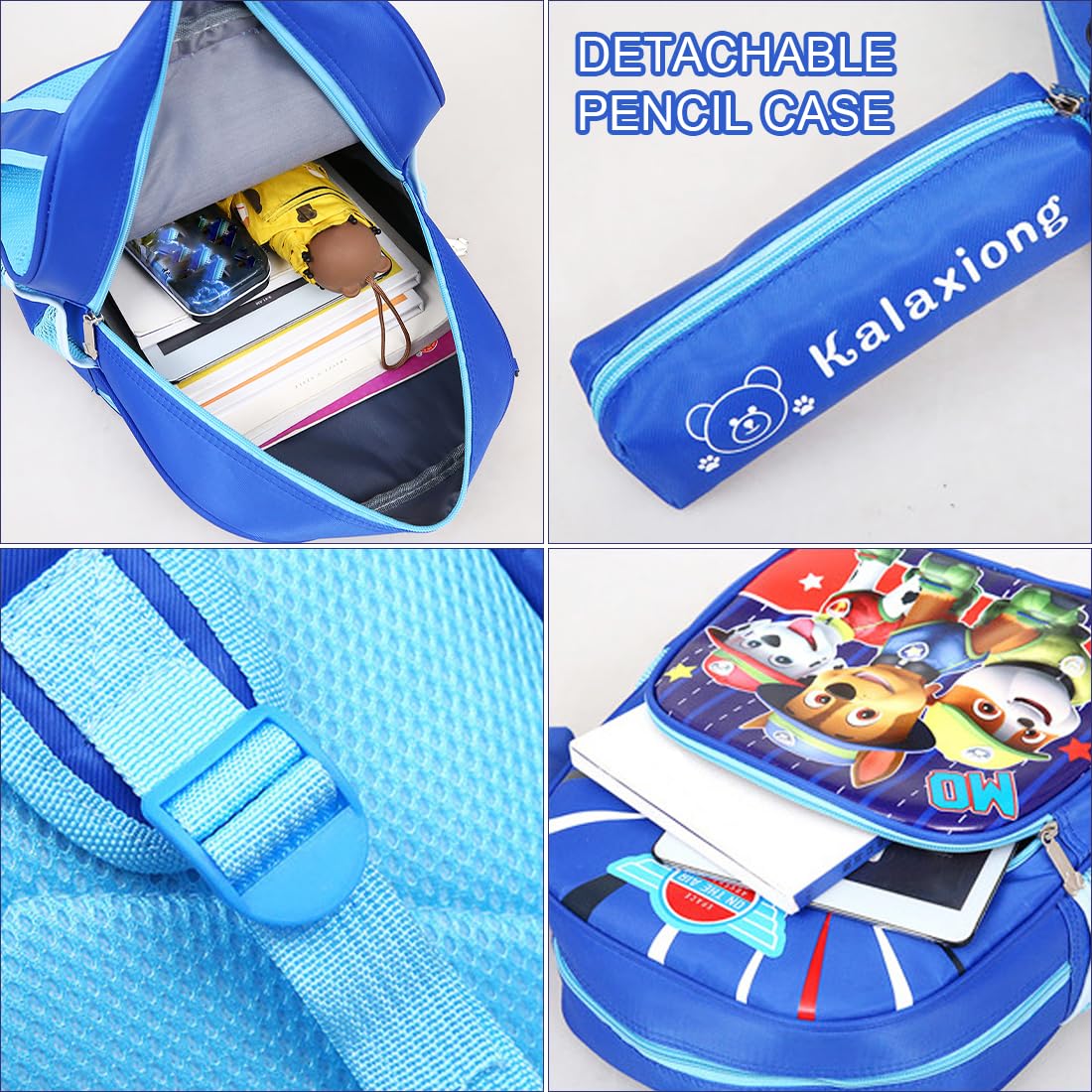 Sac à Dos Pat'Patrouille Garçon Cartable Maternelle Bleu – Image 6