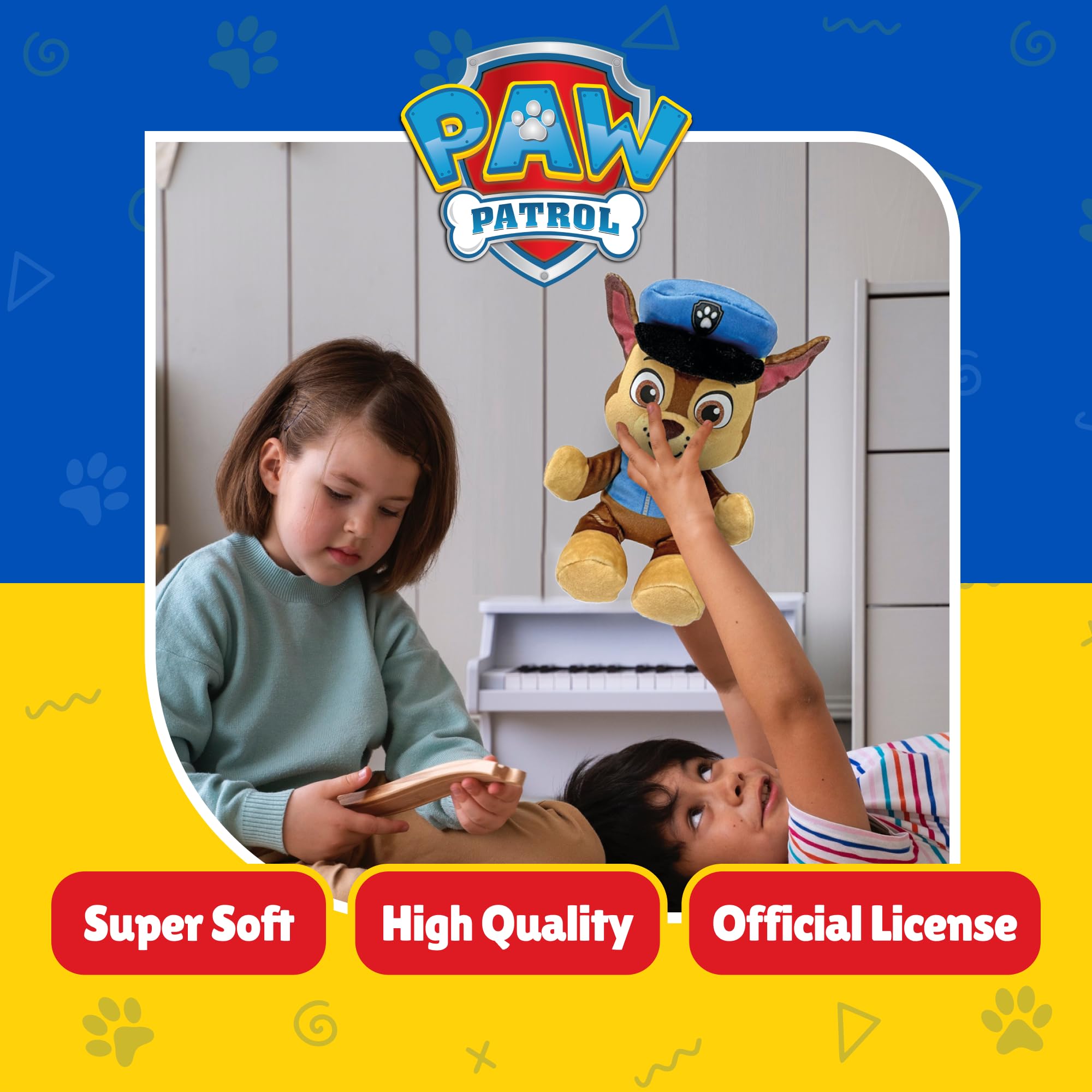 Peluche Pat'Patrouille Chase 15cm à Collectionner – Image 2