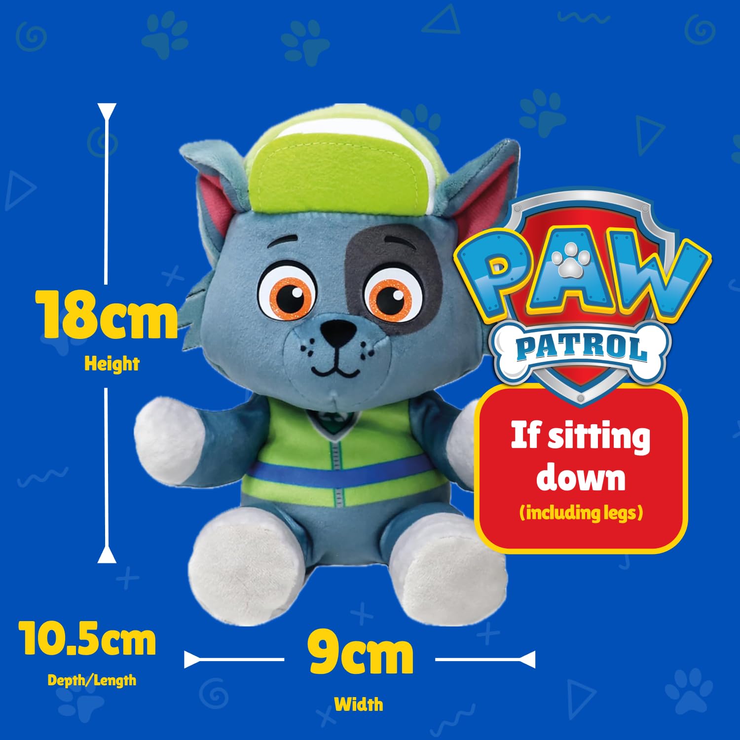 Peluche Pat'Patrouille Rocky 15cm à Collectionner – Image 3