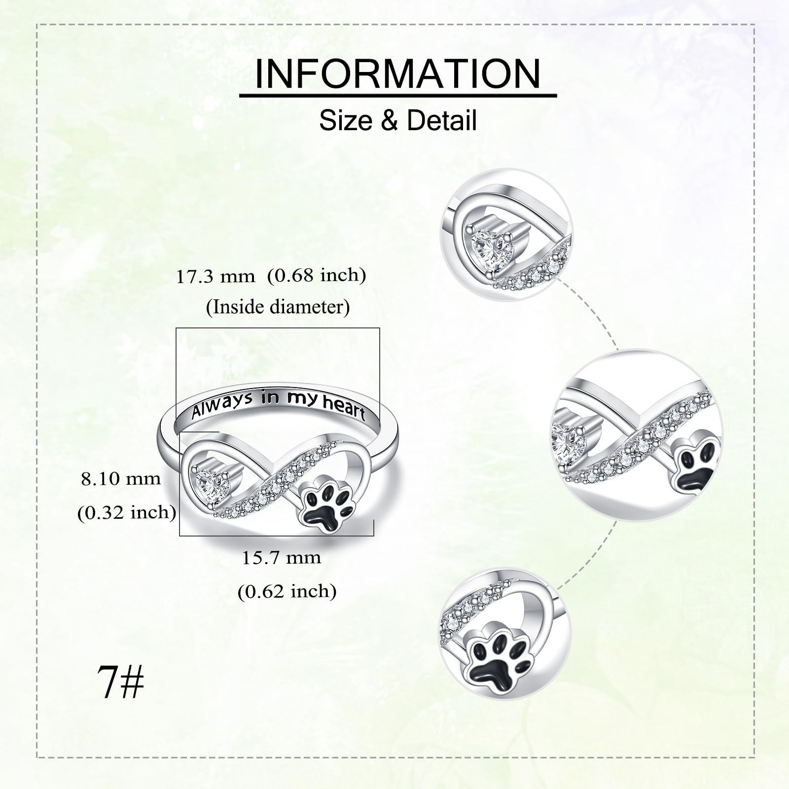 Bague Pat'Patrouille argent sterling motif pattes – Image 3