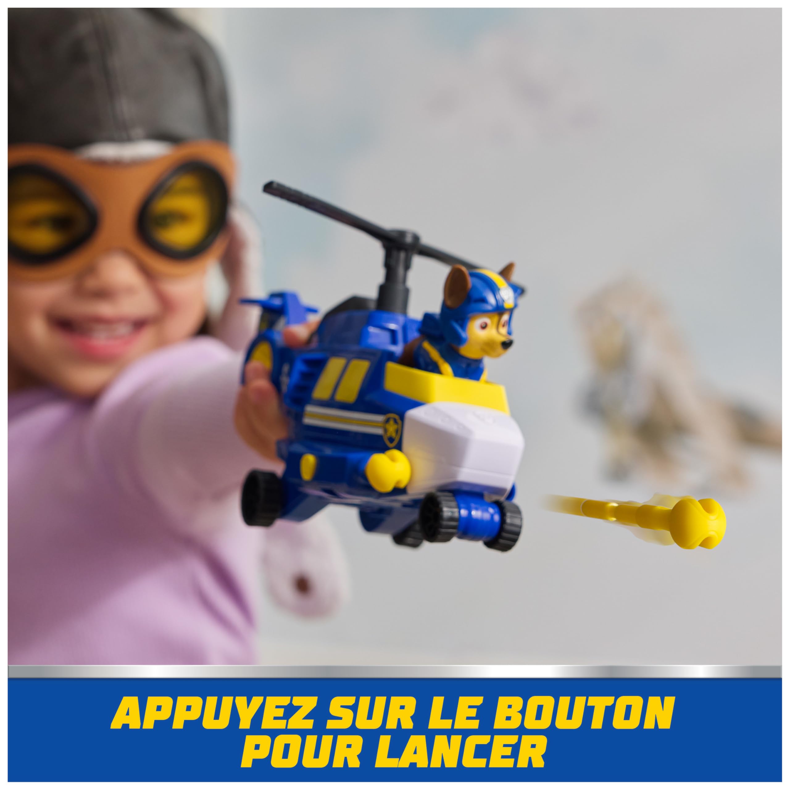 Véhicule Figurine Chase Air Rescue Pat'Patrouille - Voiture à Collectionner avec Projectiles – Image 5