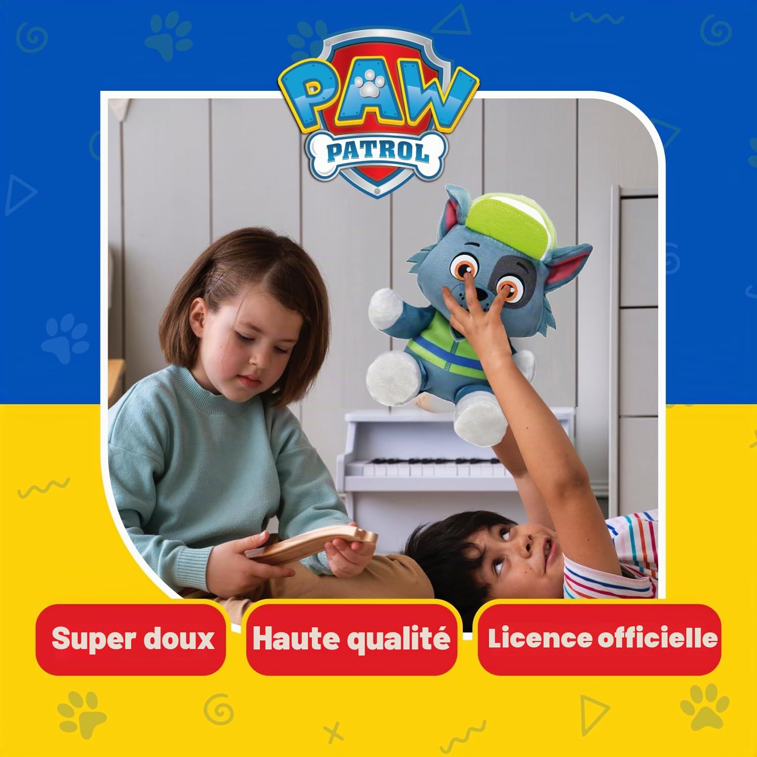 Peluche Pat'Patrouille Rocky 15cm à Collectionner – Image 2