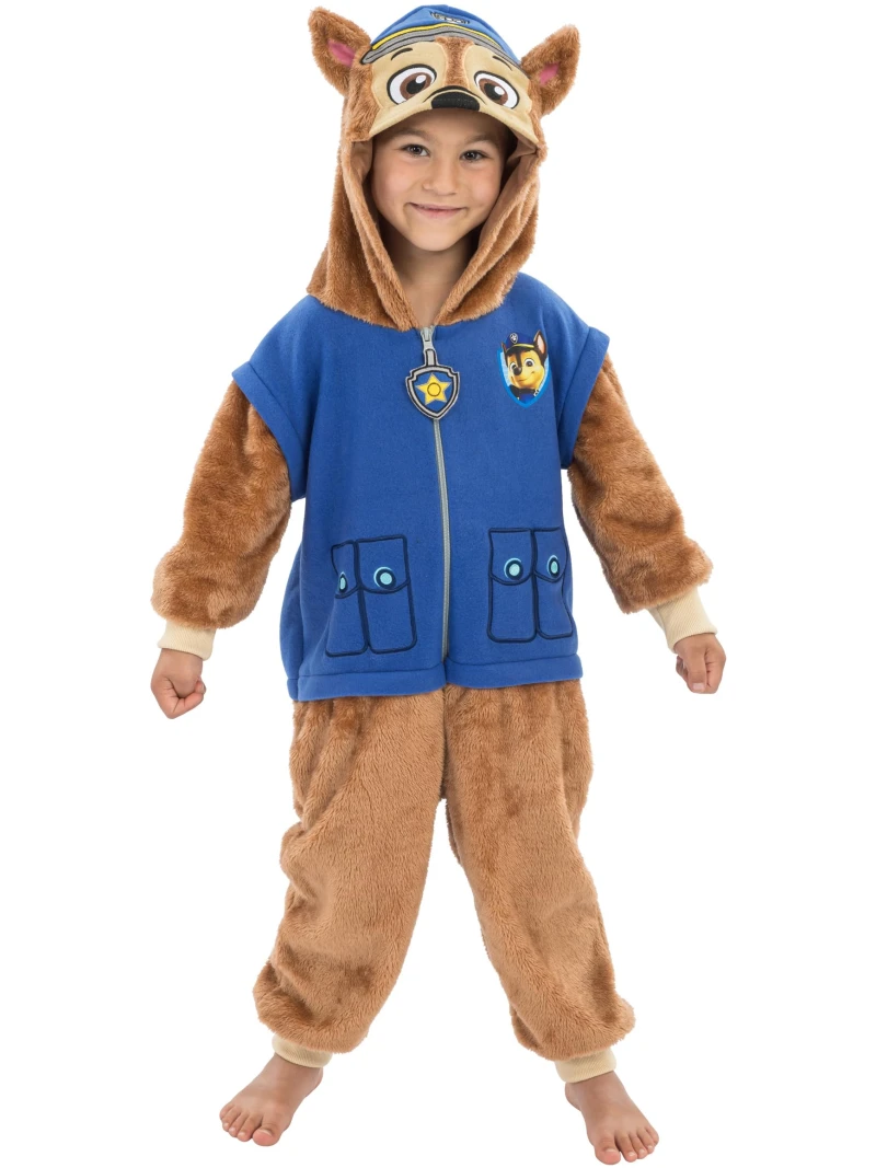 Combinaison Chase Pat'Patrouille pour enfants avec capuche