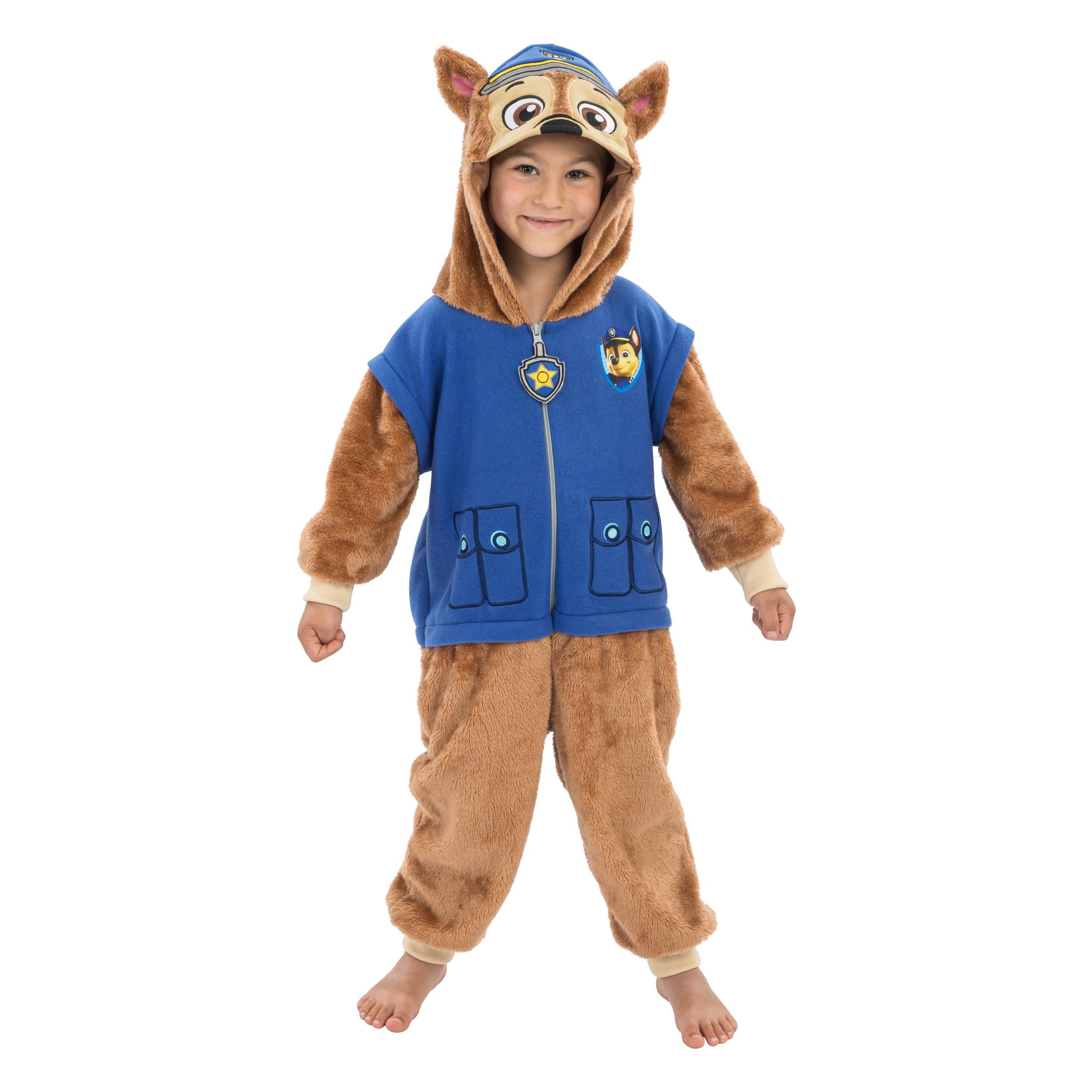 Combinaison Chase Pat'Patrouille pour enfants avec capuche