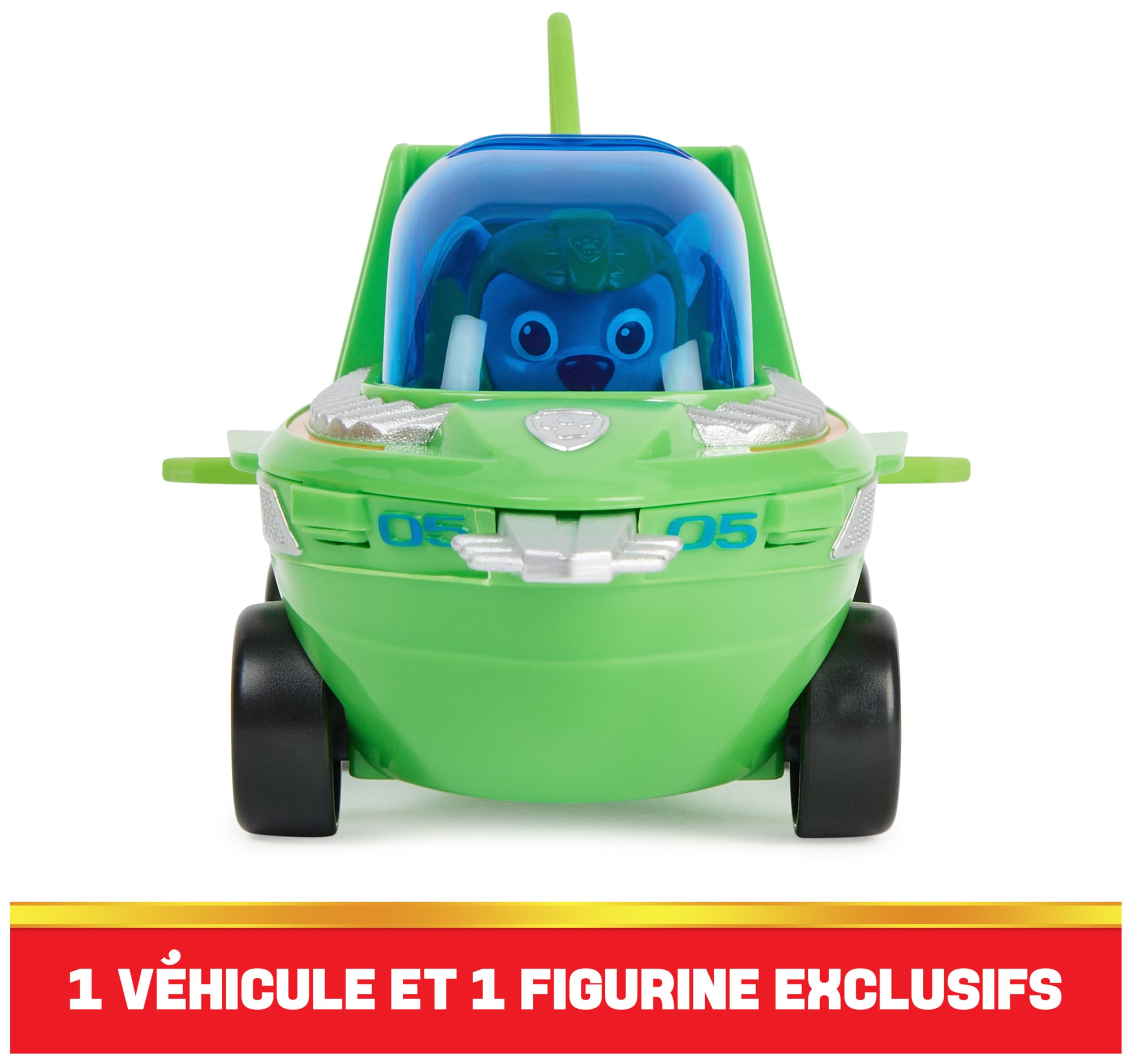 Voiture Aqua Pups Pat'Patrouille Rocky avec Figurine – Image 4