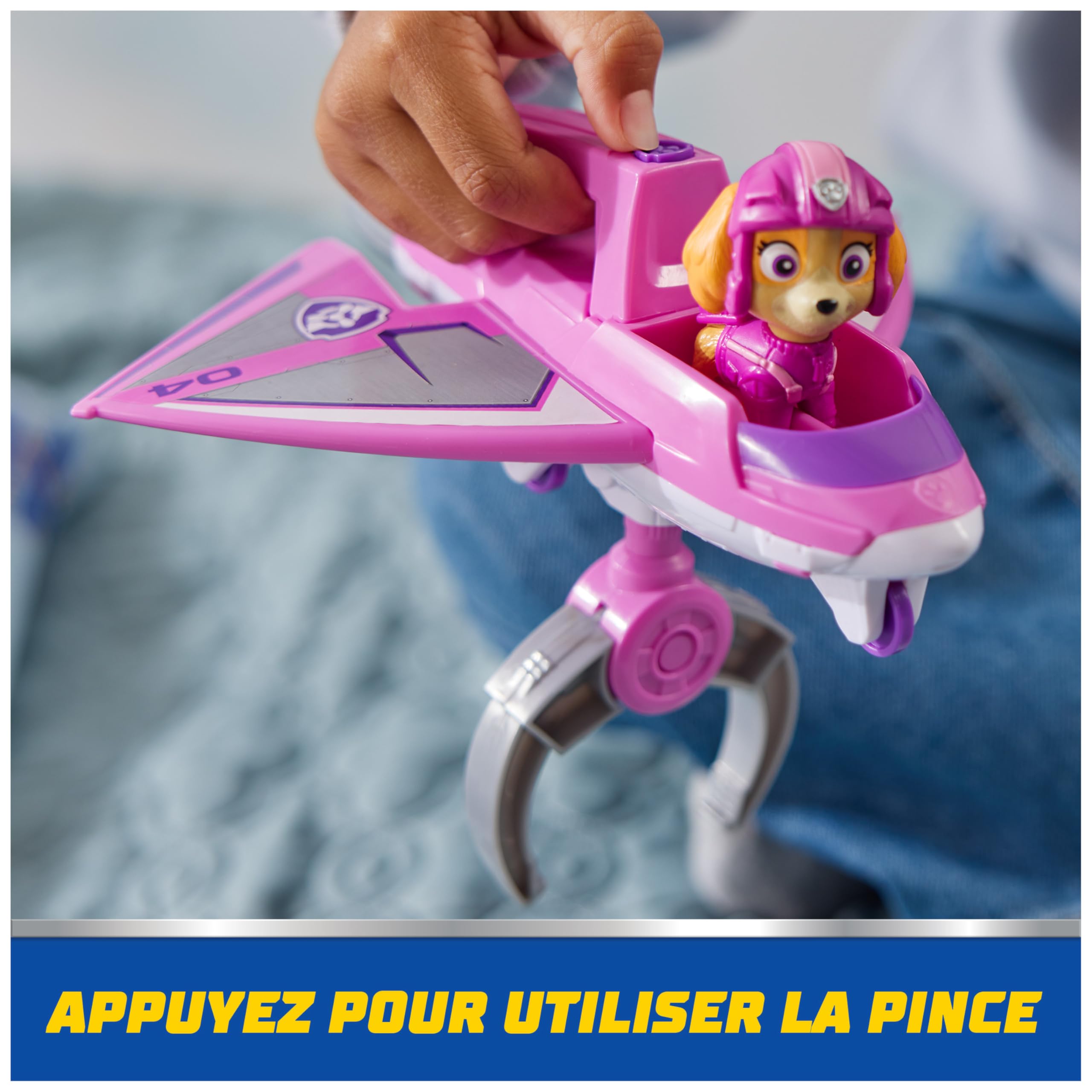 Véhicule Figurine Stella Air Rescue Pat'Patrouille - Voiture À Collectionner avec Projectiles – Image 4
