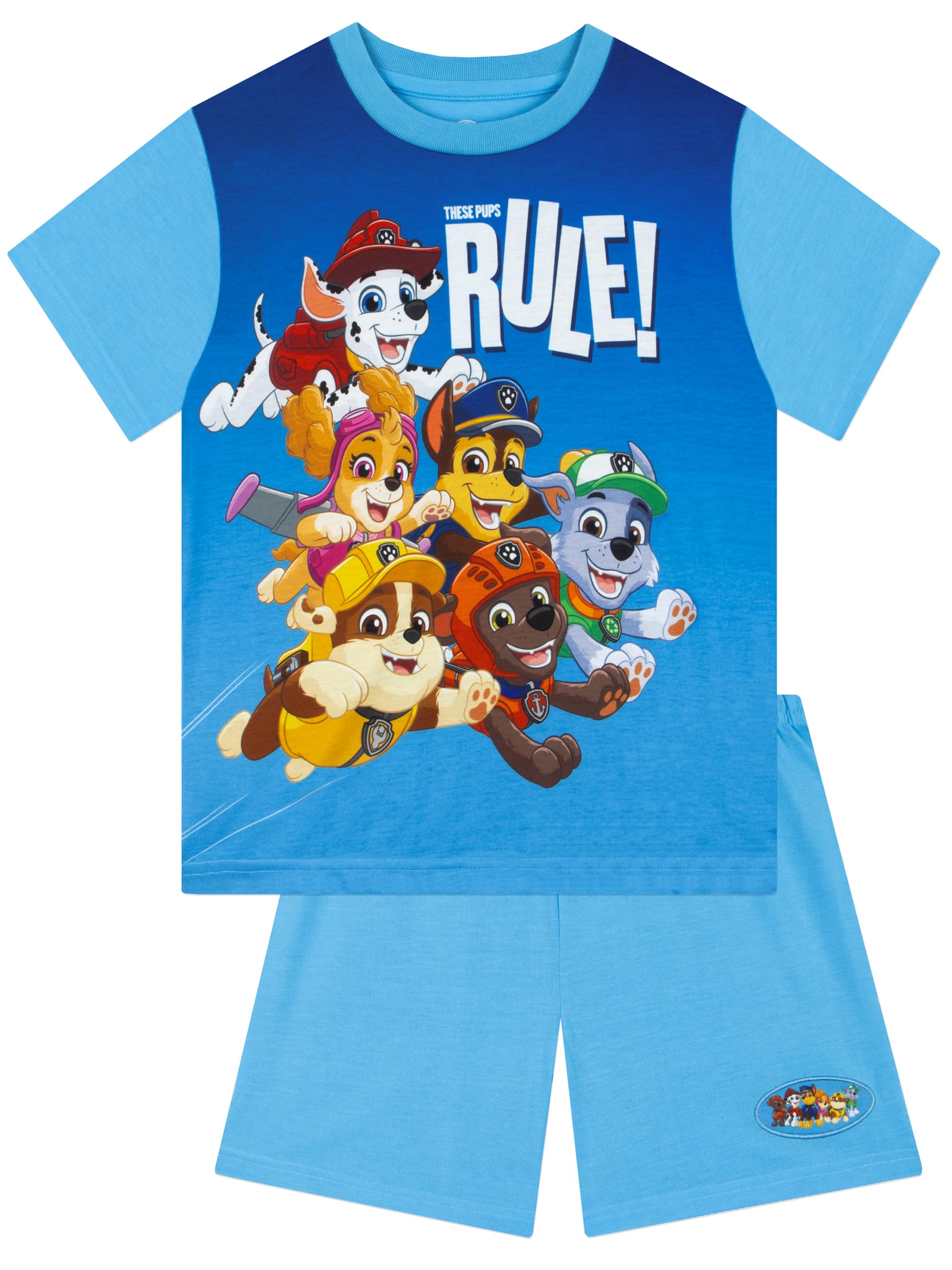 Pyjama Pat'Patrouille Chase et Marshall Manches Courtes Garçon