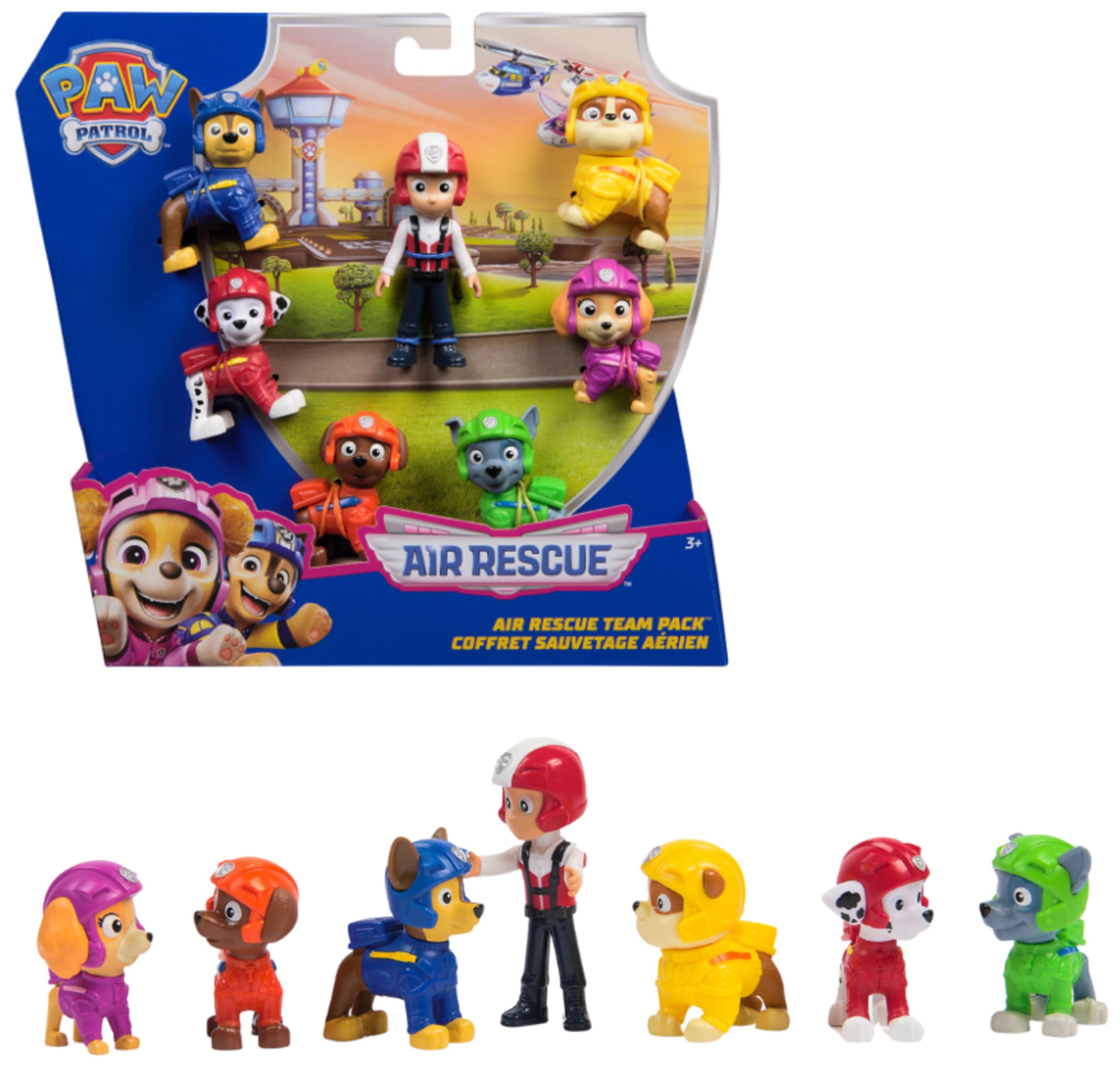Coffret 7 Figurines Air Rescue Pat'Patrouille