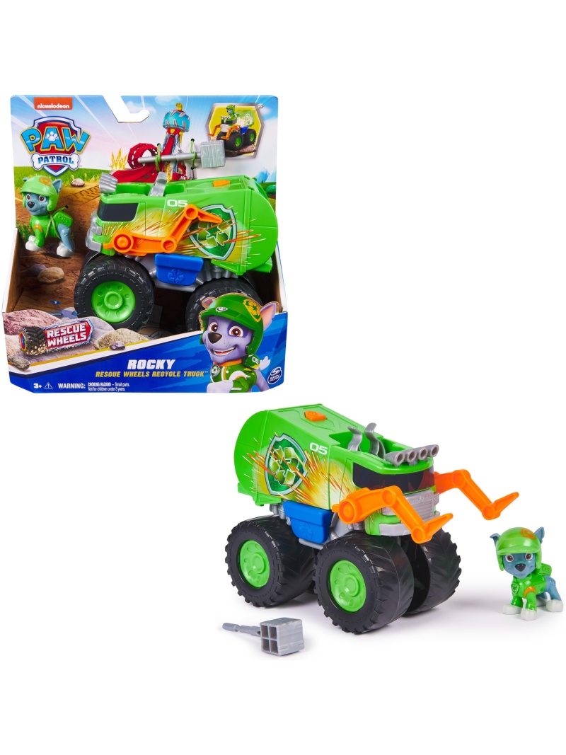 Véhicule Figurine Rocky Rescue Wheels Pat'Patrouille