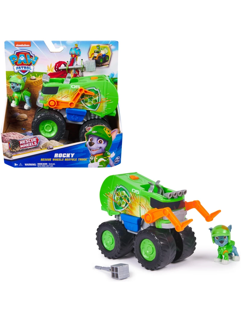 Véhicule Figurine Rocky Rescue Wheels Pat'Patrouille