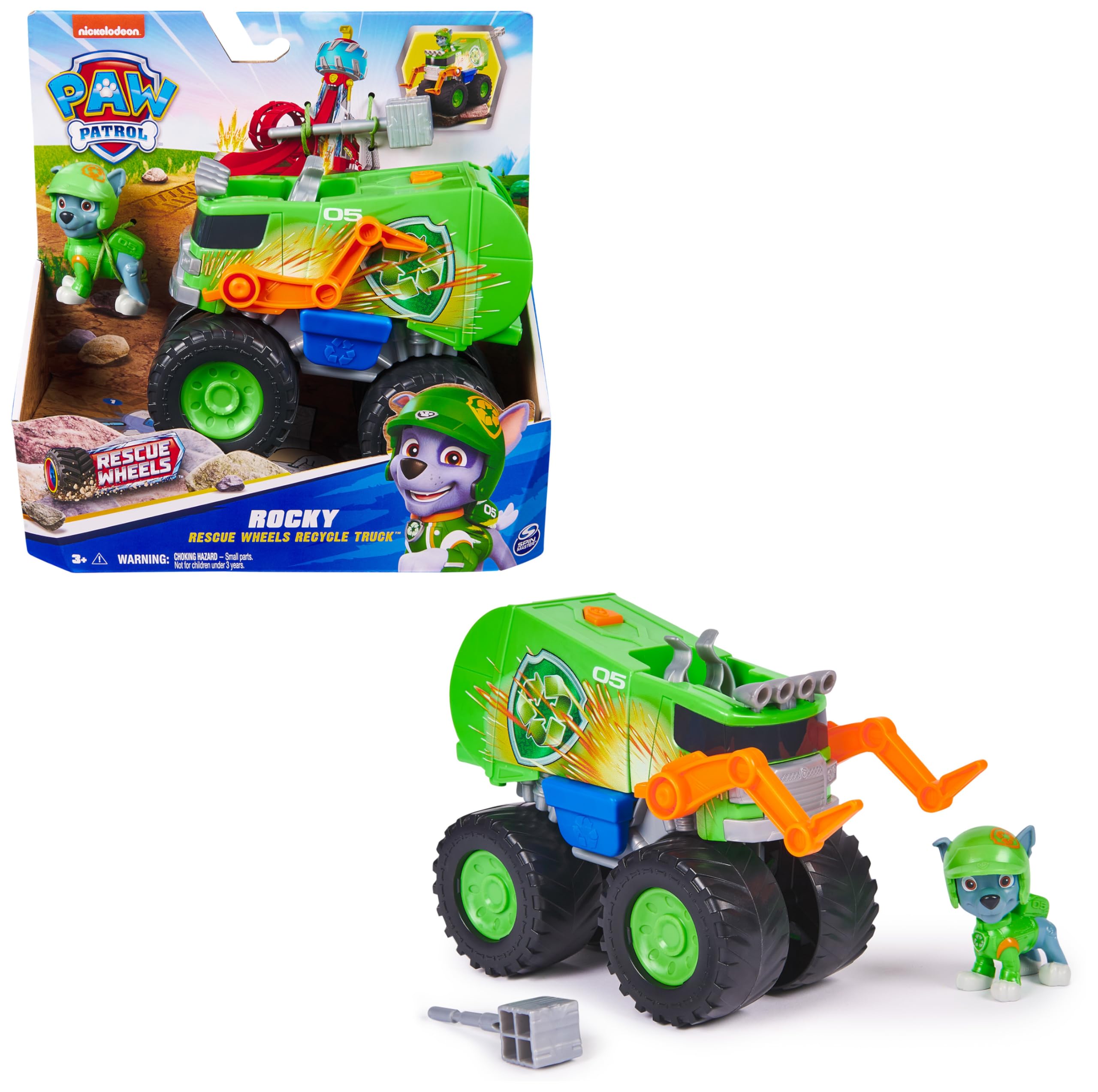 Véhicule Figurine Rocky Rescue Wheels Pat'Patrouille