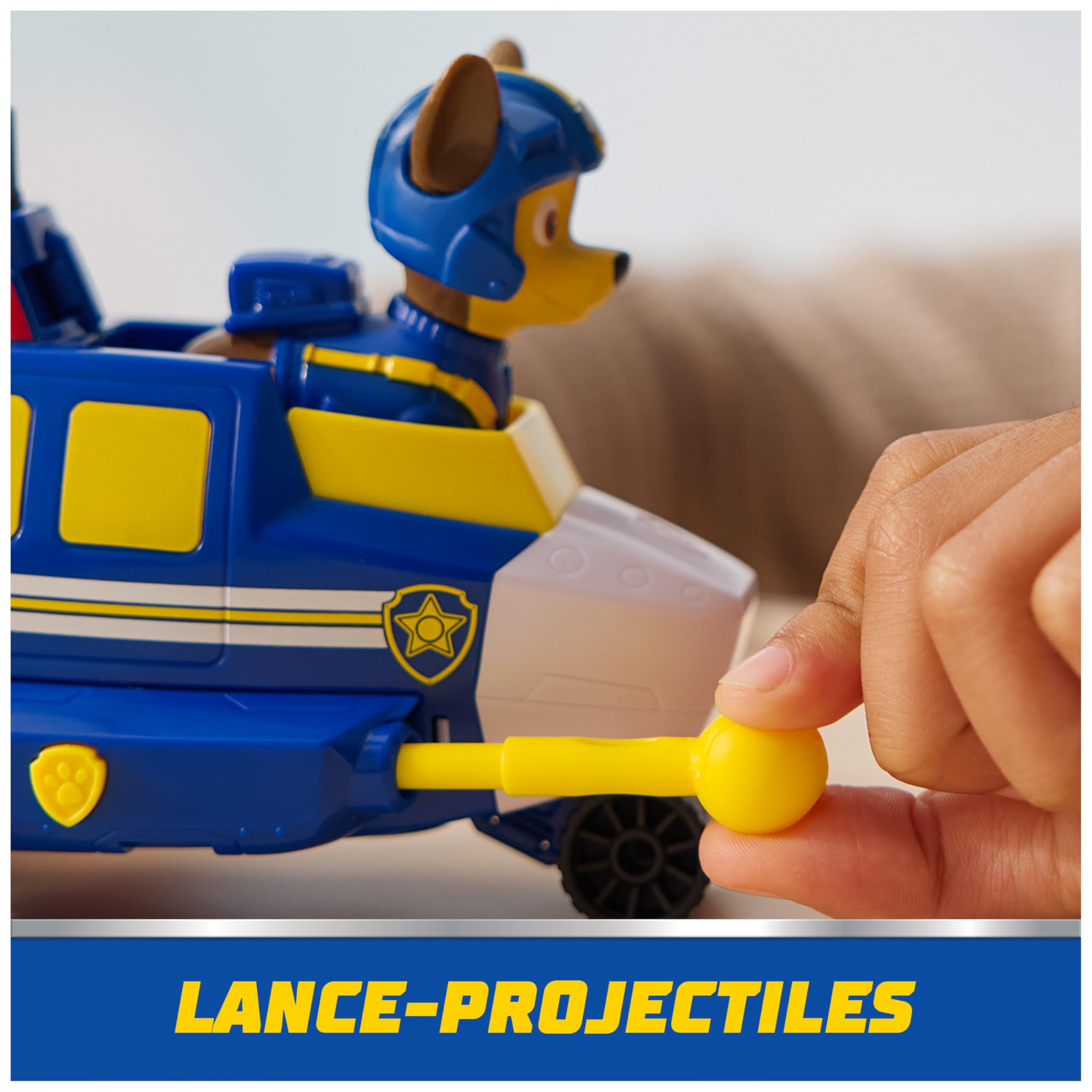 Véhicule Figurine Chase Air Rescue Pat'Patrouille - Voiture à Collectionner avec Projectiles – Image 4