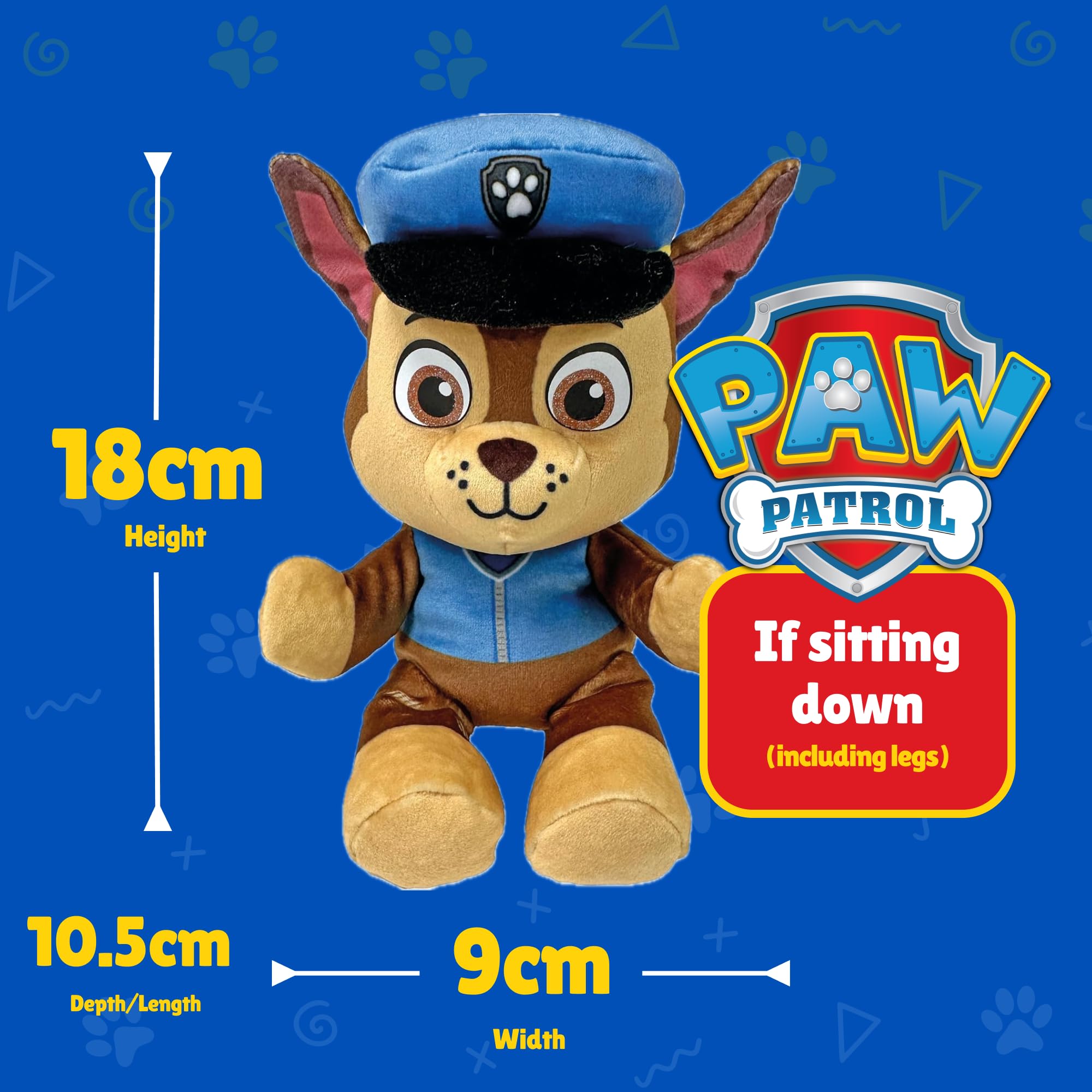 Peluche Pat'Patrouille Chase 15cm à Collectionner – Image 3