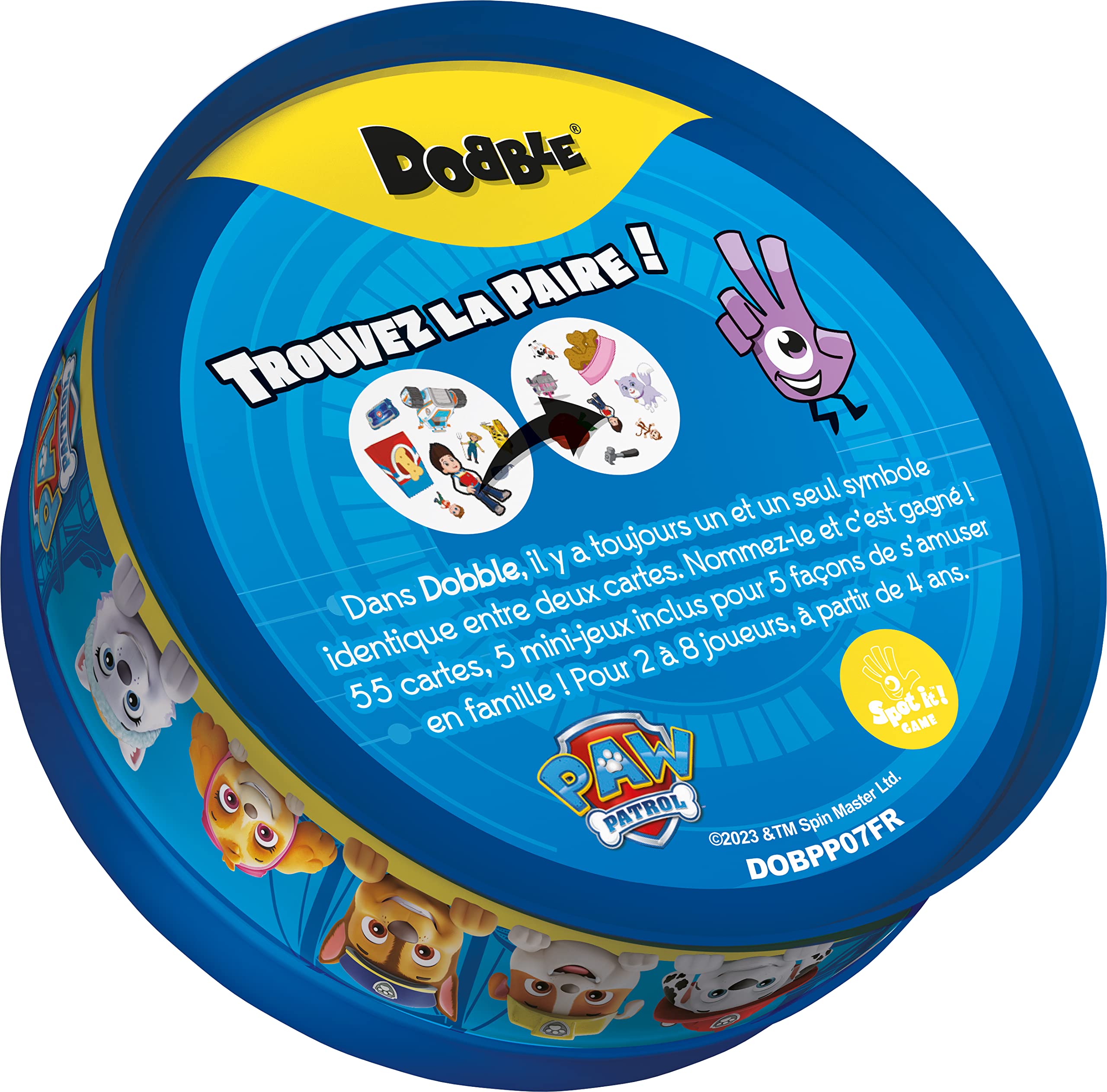 Jeu de société Dobble Pat'Patrouille pour enfants dès 6 ans – Image 6