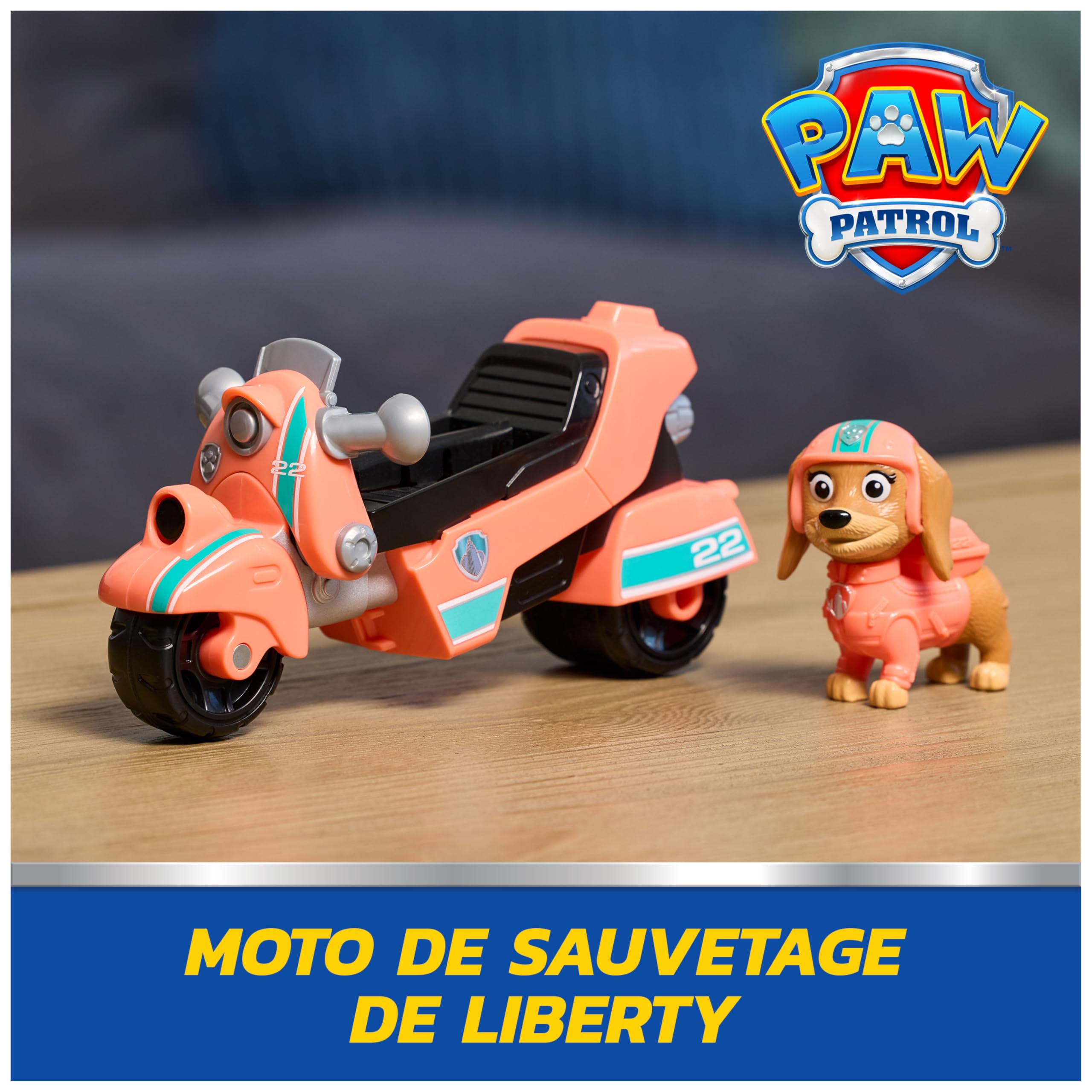 Véhicule 15 cm et figurine Liberty Pat'Patrouille – Image 2