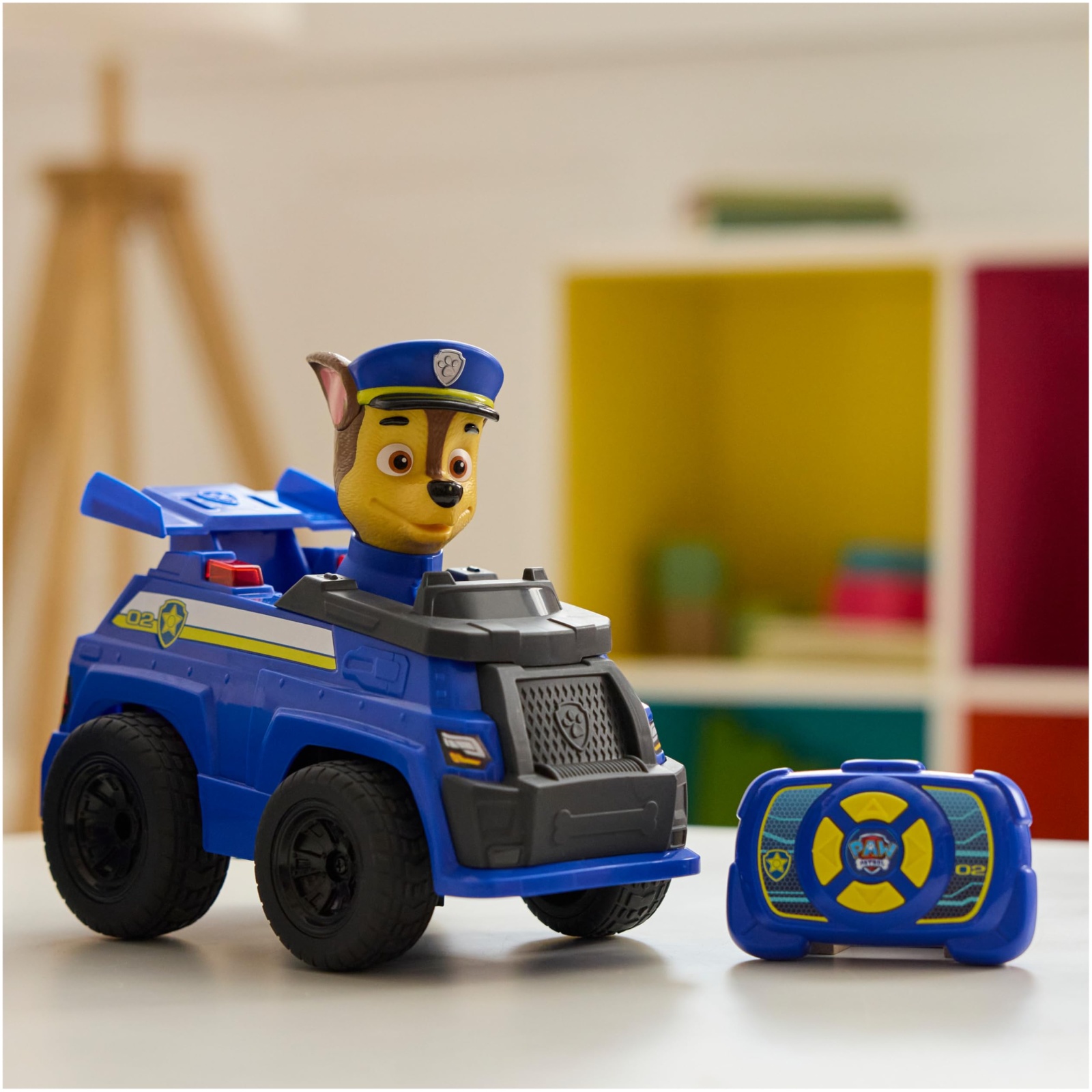 La Pat' Patrouille - Vehicule Rc Interactif Chase Pour Enfant pas cher