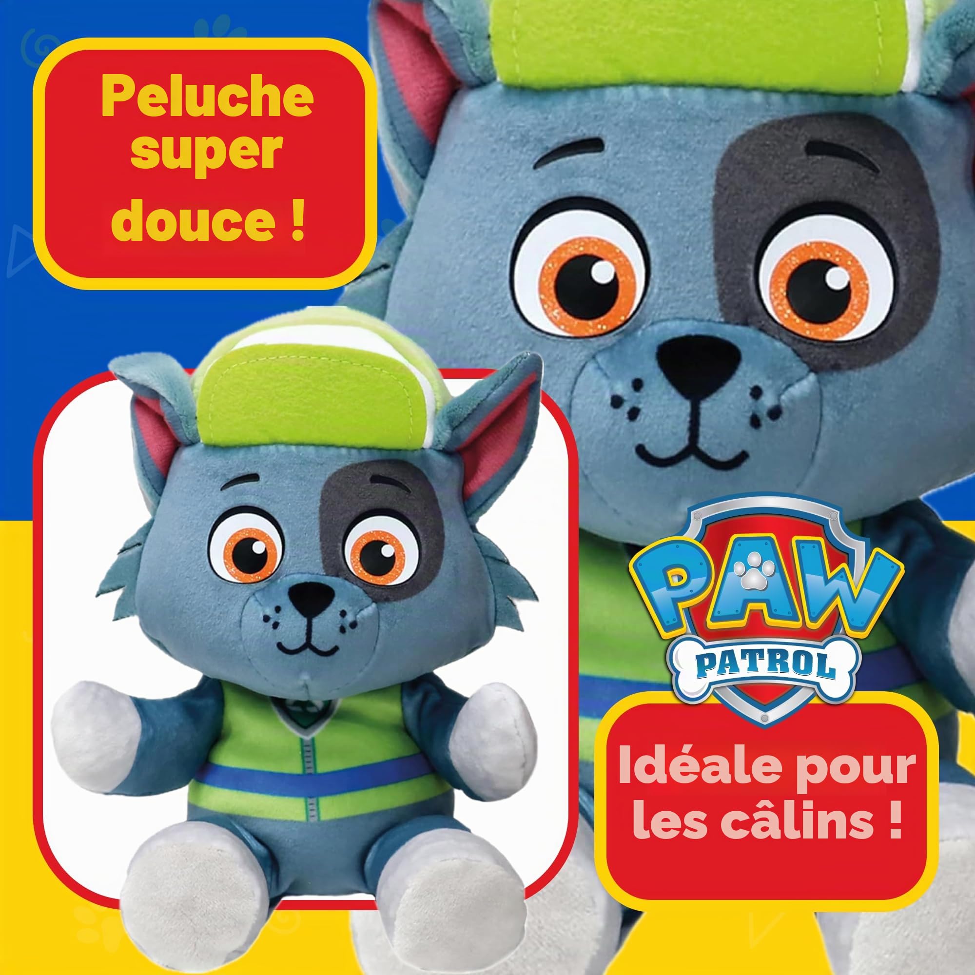 Peluche Pat'Patrouille Rocky 15cm à Collectionner – Image 4