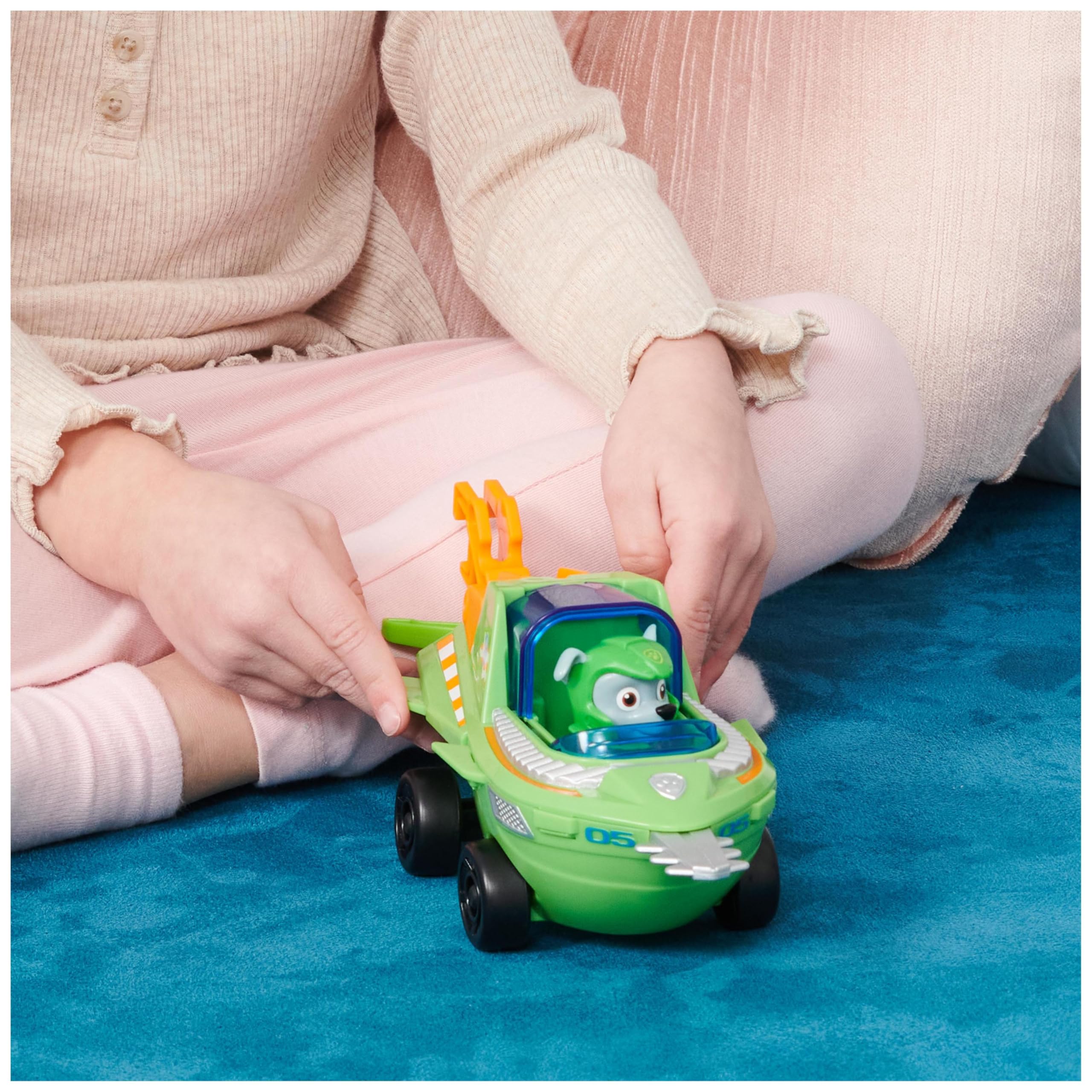 Voiture Aqua Pups Pat'Patrouille Rocky avec Figurine – Image 5