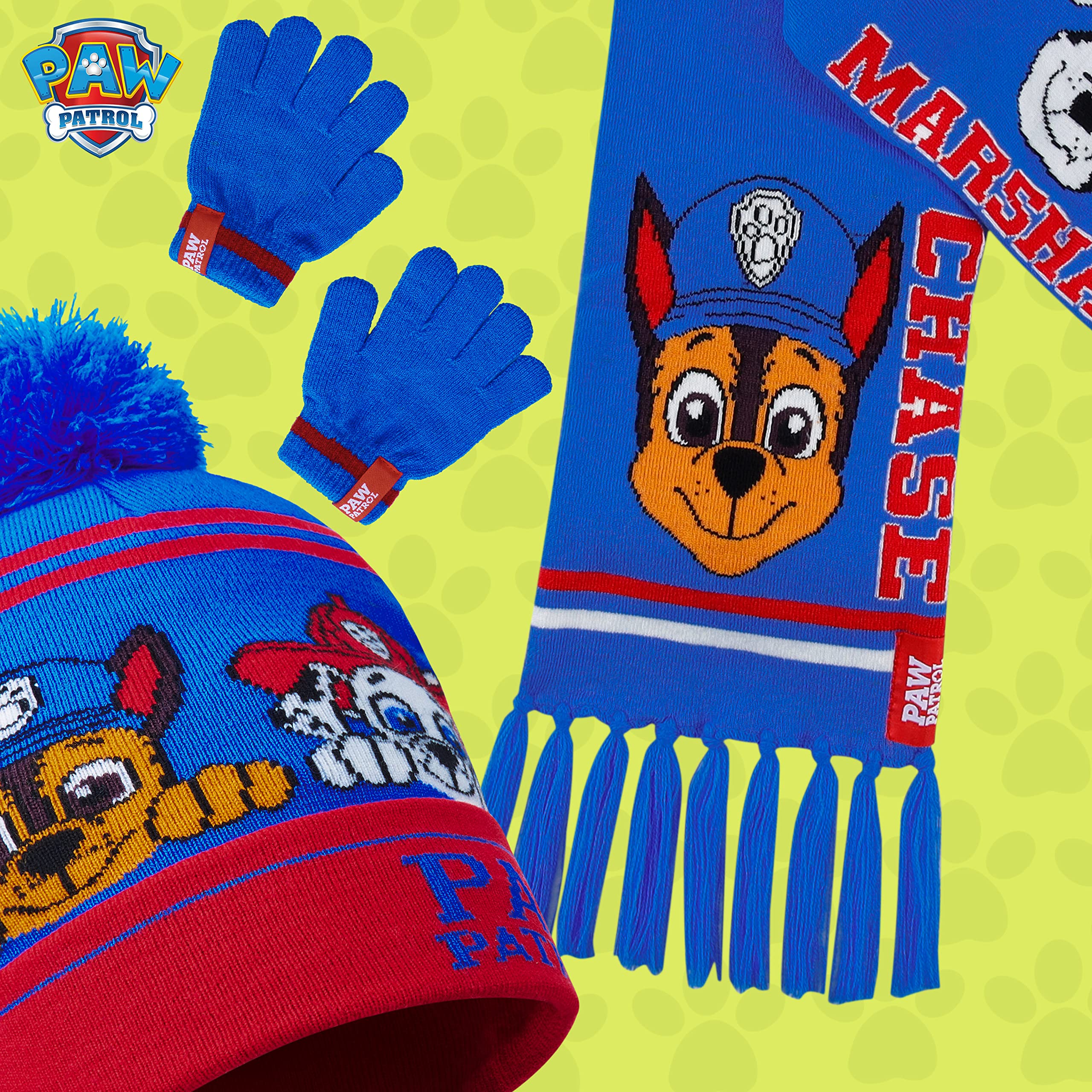 Ensemble Bonnet Écharpe Gants Pat'Patrouille Garçon – Image 3