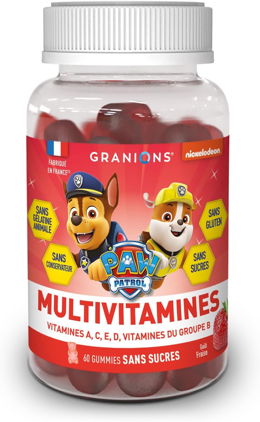 Gummies multivitamines Granions Pat'Patrouille, 60 gummies